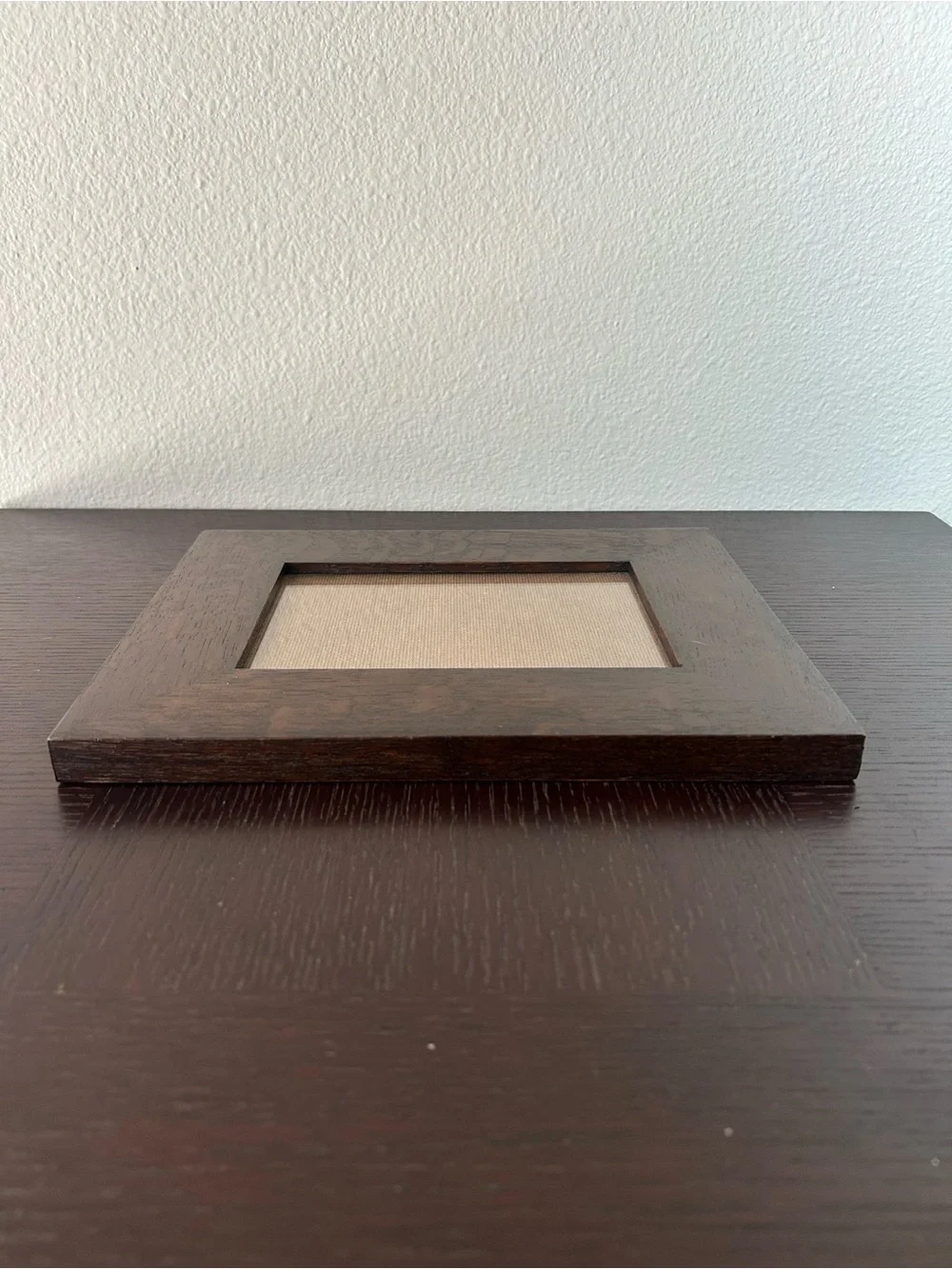 Solid Heavy Grain Wood Frame Mitered Corner Joints Hang Metal Screws Hardware